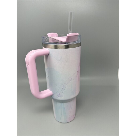 STANLEY 40 OZ QUENCHER TUMBLER WATERCOLOR TULLE TARGET RELEASE - Picture 3 of 5